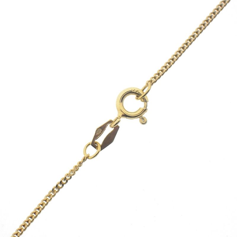 Image 5 of Gold gourmet link chain | 45.5 cm