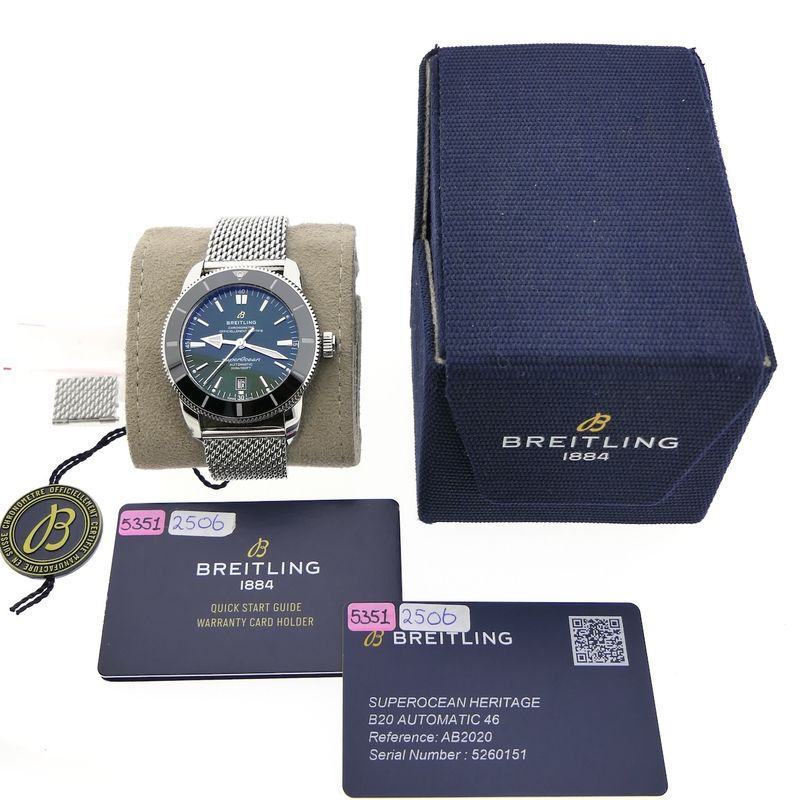 Image 18 of Breitling Superocean Heritage 46mm AB2020; Automatic men's watch