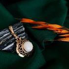 Image 2 of Gold pendant with white opal | Vintage