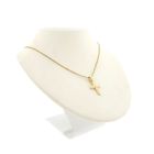 Image 5 of Gold pendant of cross with corpus | INRI