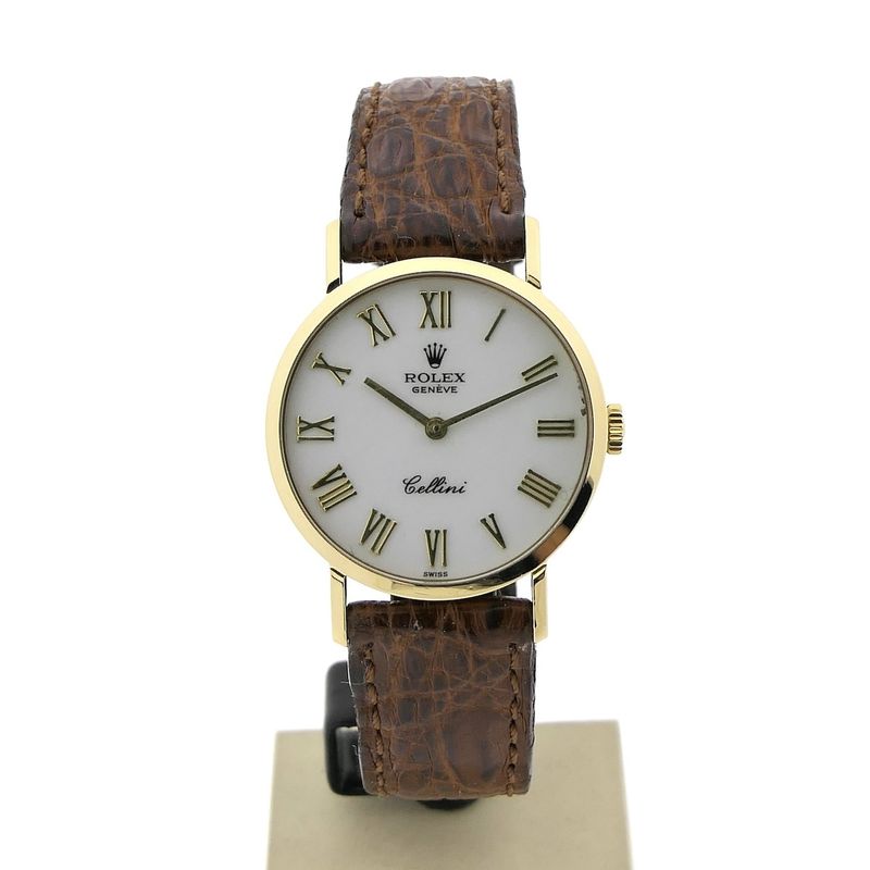 Image 1 of Rolex Cellini 4109; Vintage 18k gold ladies' watch