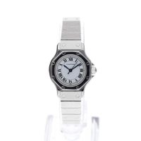 Cartier Santos Octagon Automatic 0906; Vintage ladies watch