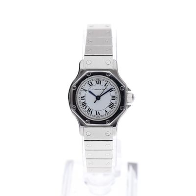 Image 1 of Cartier Santos Octagon Automatic 0906; Vintage ladies watch