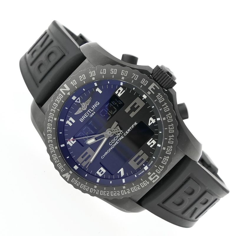 Image 5 of Breitling Cockpit B50 'Night Mission' VB5010; Professional Pilot's watch