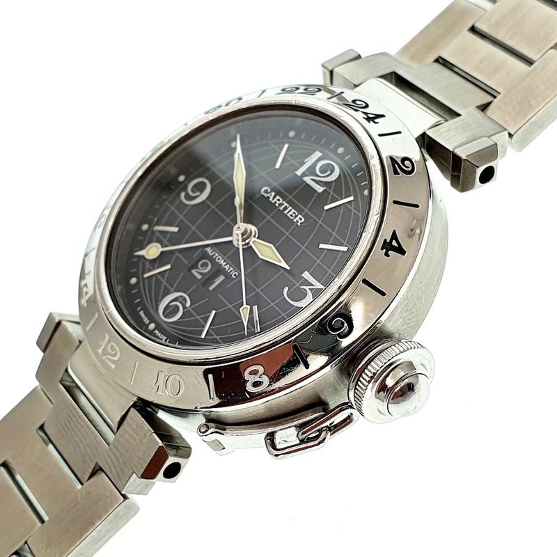 Image 9 of Cartier Pasha GMT; Automatic watch