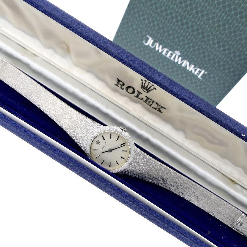 Image 4 of Rolex Classic 'Cocktail'; Vintage 18k white gold women's watch