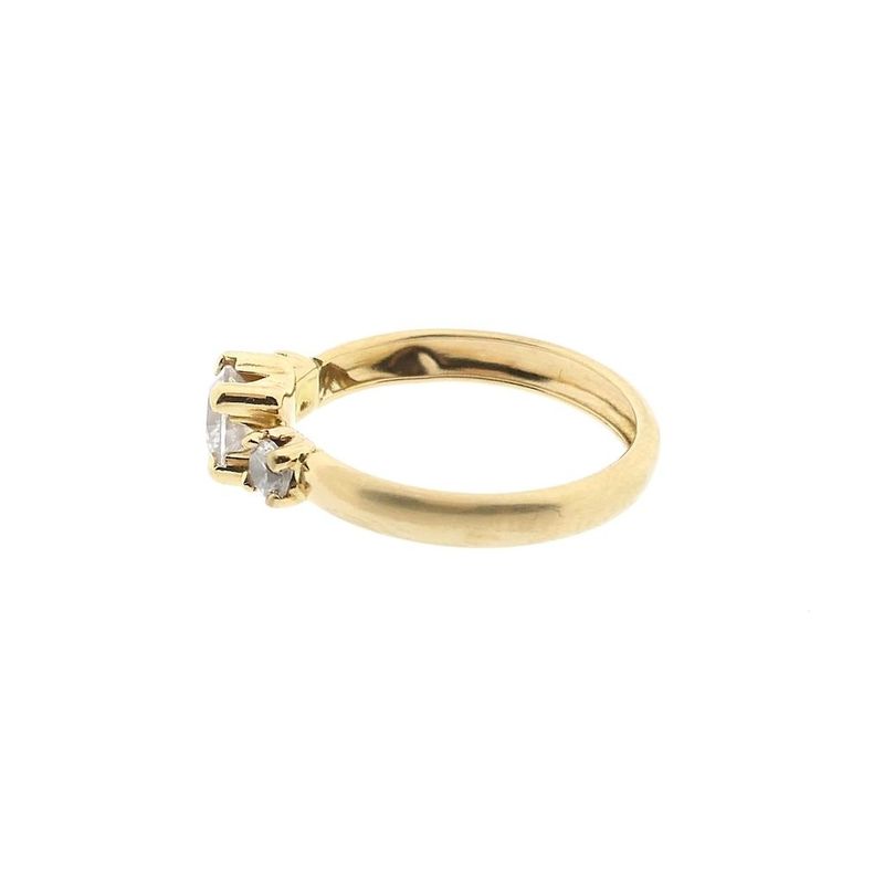Image 7 of Vintage gold engagement ring with zirconia