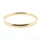 Image 1 of Gold smooth slave bracelet; Ø 60 mm