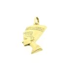 Image 3 of Gold pendant of Egyptian Queen Nefertiti
