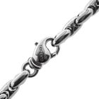 Image 8 of 18K white gold fantasy link chain | 43.5 cm | Chimento