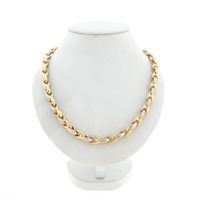 Bicolor Gold Link Necklace