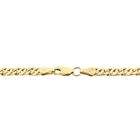 Image 5 of Gold flat gourmet link chain | 50.5 cm