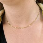 Image 8 of Gold twisted link chain | 40 cm