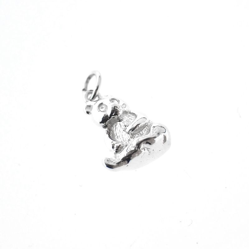 Image 2 of Silver charm; Panda bear