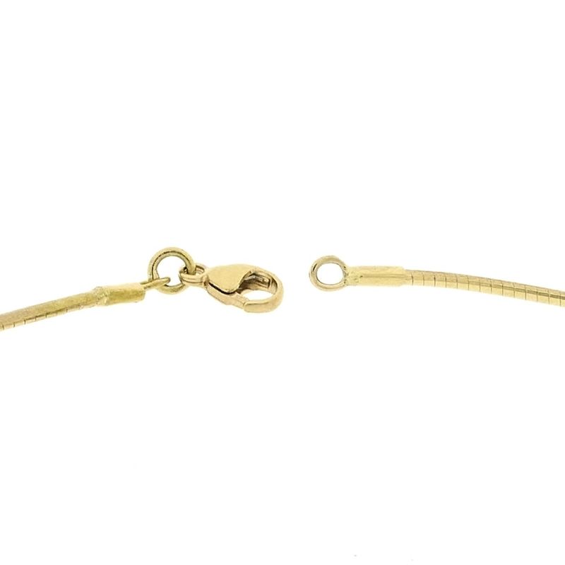 Image 7 of Gold Omega link necklace | 42.5 cm