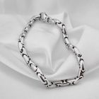 Image 6 of 18K white gold fantasy link bracelet | 19.0 cm | Chimento