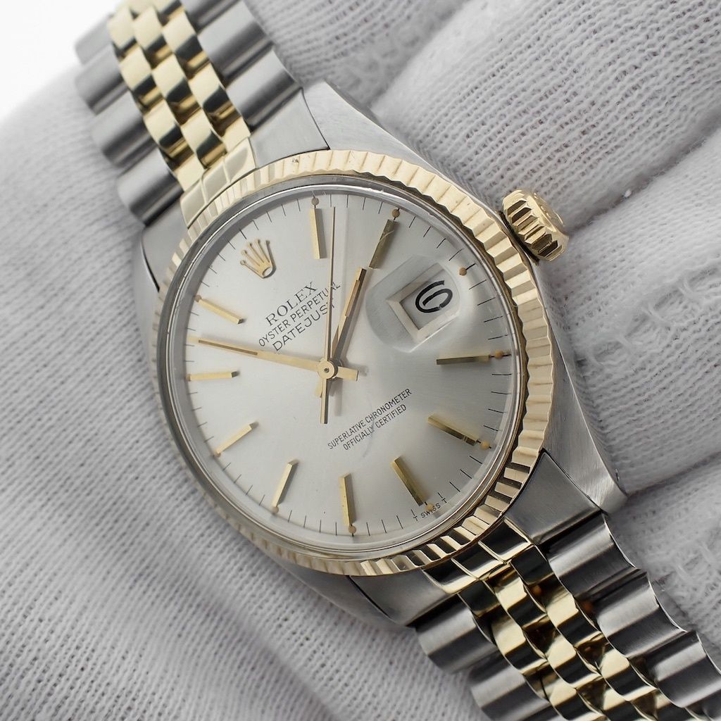 Rolex Datejust 16013; Staal/gouden horloge | Juweelwinkel.nl