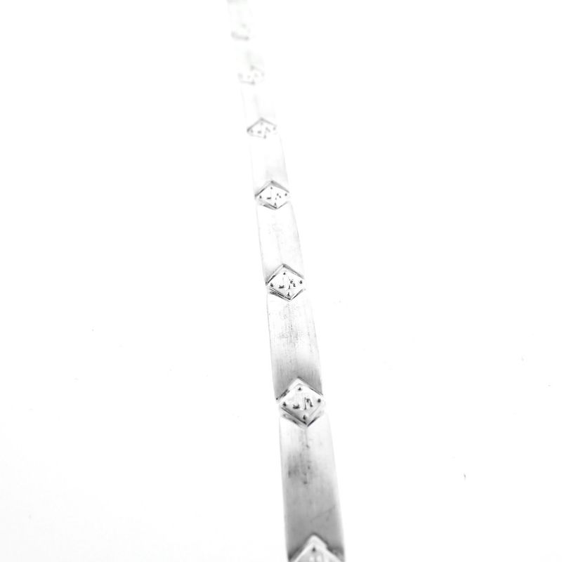 Image 5 of Silver matte link bracelet | 20 cm