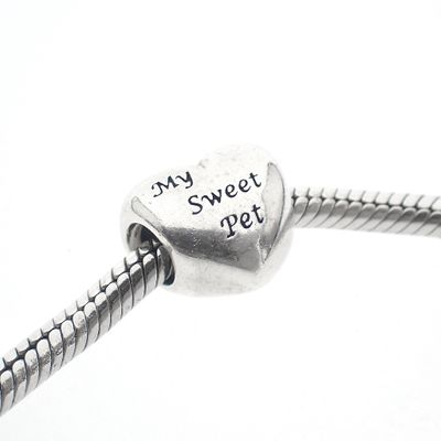 Image 2 of Pandora charm; Silver; My Sweet Pet