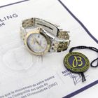 Image 9 of Breitling Galactic 'Sleek' C71330; Gold/steel women's watch with mother-of-pearl dial