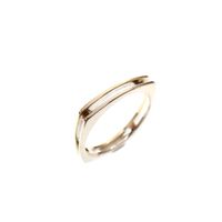 Two-tone gold ring