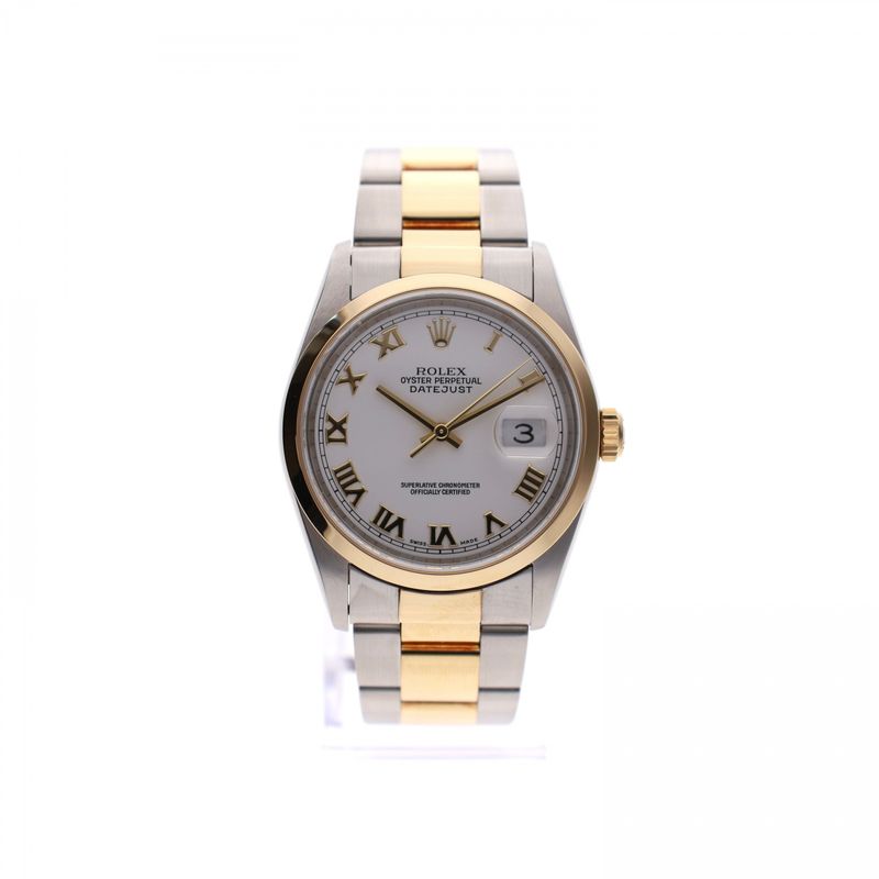 Afbeelding 1 van Rolex Datejust 36mm 16203; Automatisch Horloge (Full-Set 2002)