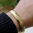 Image 9 of Gold omega link bracelet.