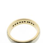 Image 7 of Novell bicolor gold ring with 0.10 ct diamond.