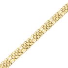 Afbeelding 9 van Gouden fantasie schakelarmband 