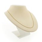 Image 6 of Gold gourmet link chain | 46 cm