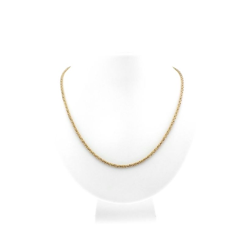 Image 6 of Gold round king chain | 46 cm