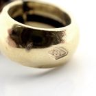 Image 5 of Gold jasseron link chain with four strands