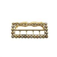 Antique tricolor gold buckle