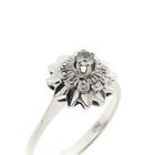 Image 4 of White gold entourage ring with zirconia