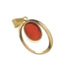Image 5 of Gold pendant with carnelian | Vintage/antique
