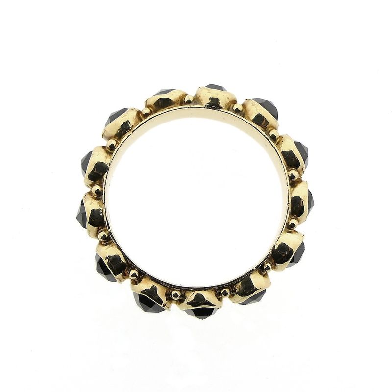 Image 5 of Gold alliance ring with garnet