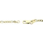 Image 4 of Gold Figaro link bracelet
