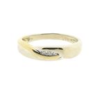 Image 3 of Two-tone gold ring with diamond | 0.015 ct.