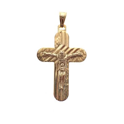 Gold pendant of cross with corpus Image 1 of Gold pendant of cross with corpus