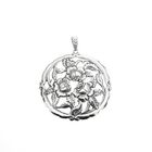 Image 1 of Silver floral pendant
