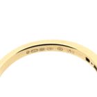 Image 5 of Gold ring with emerald and diamond; 0.10 ct.