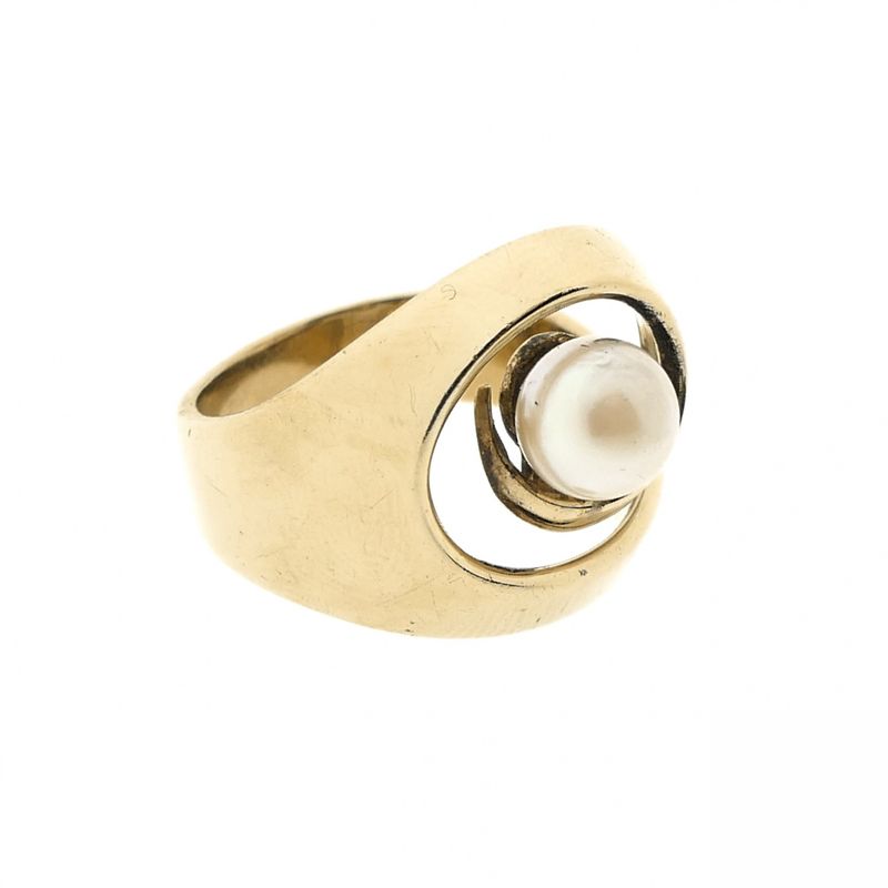 Image 6 of 8 carat ring with pearl