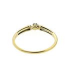 Image 5 of Gold solitaire ring with sapphire