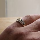 Image 7 of Gold Ring with Diamond; 0.005 ct.