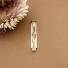 Afbeelding 2 van Bicolor gouden hanger met diamant | 0,02 ct.