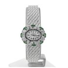 Image 1 of Juvania Geneva 'Cocktail Watch'; 18k white gold women's watch with diamonds and sapphires