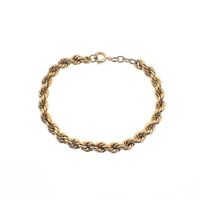 8 carat twisted link bracelet