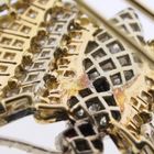 Image 13 of Exclusive two-tone gold butterfly brooch with ruby ​​and diamond; 5.44 ct.