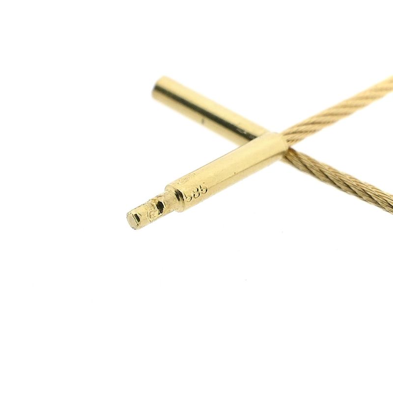 Image 6 of 14 Karat Cable Chain Necklace; 45.5 cm