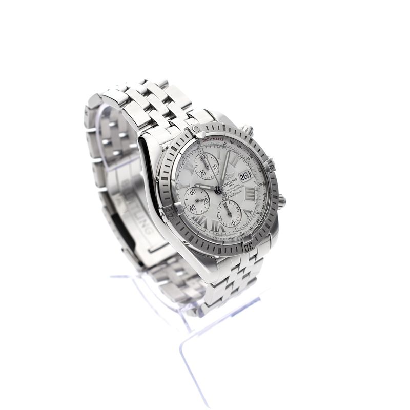 Image 3 of Breitling Chronomat Evolution 'White' A13356; Chronograph men's watch